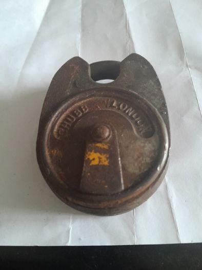 vintage chubb lock