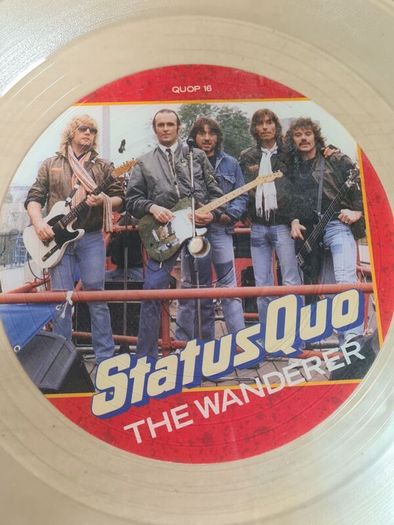Status Quo The Wanderer Vinyl Clear Record 1984
