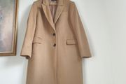 Jaeger Wool Coat Size Uk 14