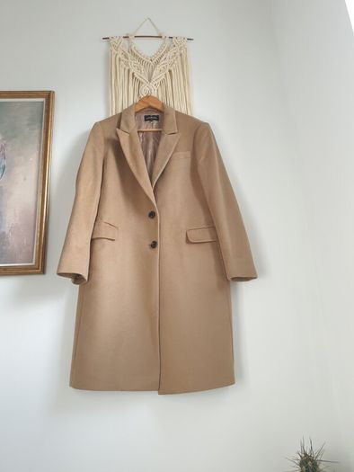 Jaeger Wool Coat Size Uk 14