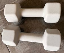 USA Pro 5kg Neoprene Dumbbells (Pair) Like New