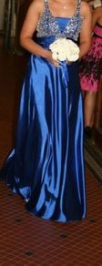 2xroyal blue debs dresses