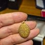 1960s Dainty Gold Tone Miraculous Medal of the Immaculate Conception 1960s .80inches Image 3
