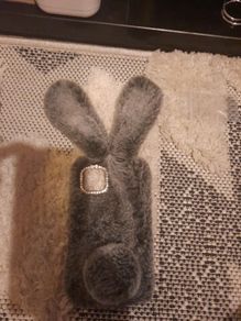 furry rabbit i phone case