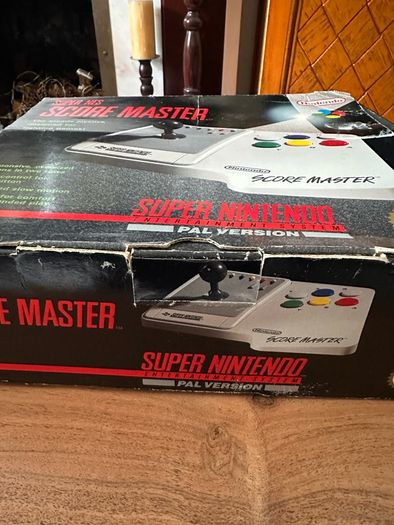 Super Nintendo retro console + games Mario