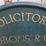 Large Vintage Solicitors Sign Image 5