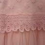PRICE DROP,  "I love Next", Girls net and crochet baby pink dress, Age  5/6 Image 3