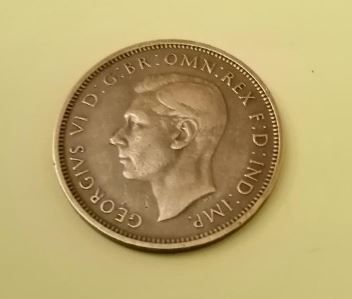 1942 George VI UK Half Penny
