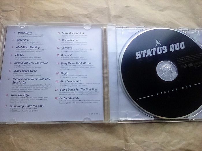 Unused Cd: The Essential Status Quo Volume 1 (postage included)