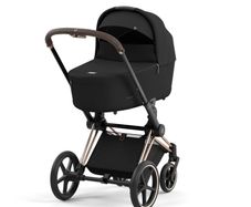 Cybex Priam Pushchair & Carry Cot - Rosegold/Sepia Black