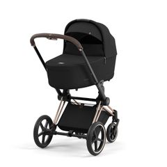 Cybex Priam Pushchair & Carry Cot - Rosegold/Sepia Black