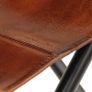 Butterfly Chairs 6 pcs Brown Kids Size Real Leather Image 10