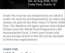 The weekend. Croke park