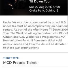 The weekend. Croke park