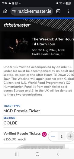 The weekend. Croke park