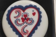 Vista Alegre Portugal Porcelain brooch