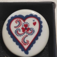 Vista Alegre Portugal Porcelain brooch