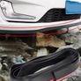 Universal Car Front Bumper Lip Splitter Spoiler Rubber Skirt Protector BodyTrim Bumper Lip Strip Car Side Lip Exterior Mouldings Image 2