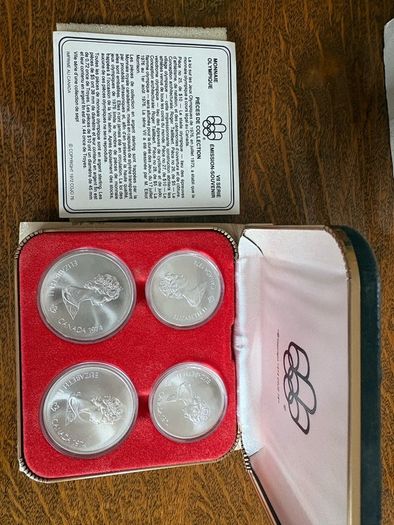 1976 Montreal Olympic Sterling Silver Coin Collection