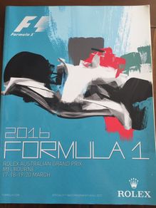 2016 F1 Australian GP Race Programme
