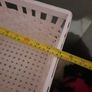 Large white woven basket Image 5