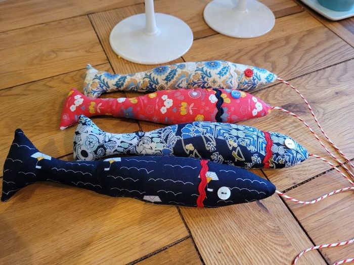 Fabric Fish Hanging