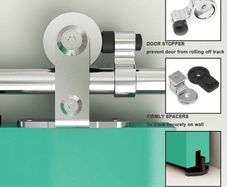 Sliding Door Kit with Hanging Rail Sliding Door System