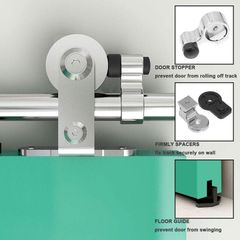 Sliding Door Kit with Hanging Rail Sliding Door System