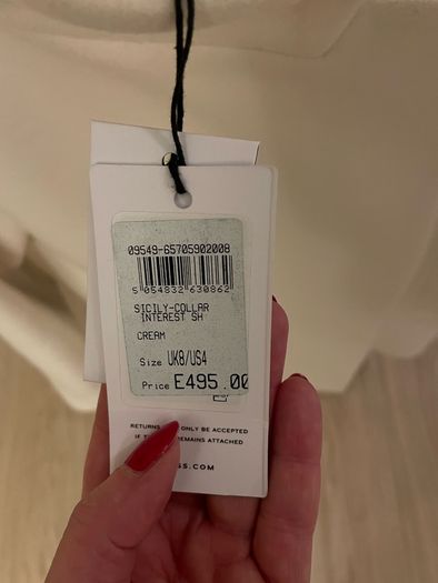 Reiss -  Coat / Italian fabric, size UK8
