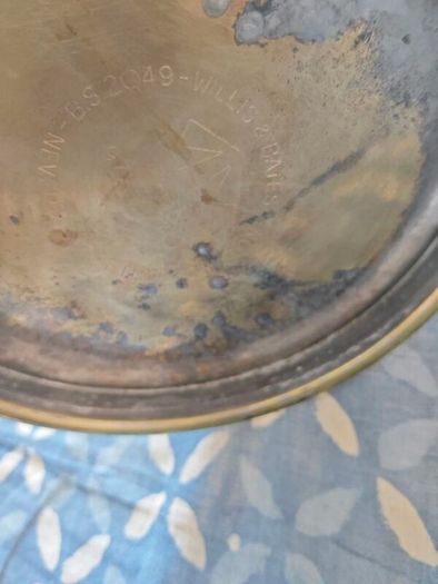 Vintage army / military oil lamp