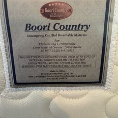 BOORI Cot mattress
