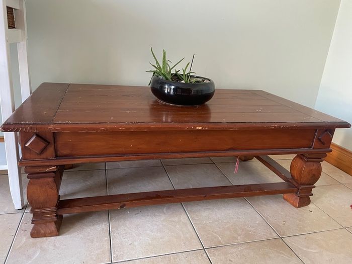 dining table, TV stand and coffee table