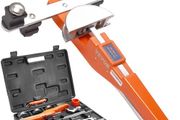 Pipe Tube Bender, 6.4mm-22.2mm Ratcheting Tubing Benders, 90 Forward/Reverse Pipes Bending Tools with 7 Dies for HVAC Air Conditioning