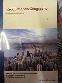 Introduction to Geography, Global Environments,