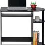 Simplistic Easy Assembly Computer Desk, Study Desk, Writing Desk, Espresso, 80 (W) x 73 (H) x 40 (D) cm Image 4