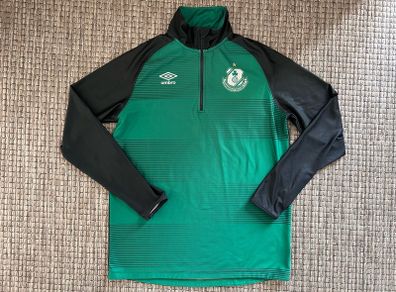 Shamrock Rovers long sleeve Umbro training zip top soccer LOI