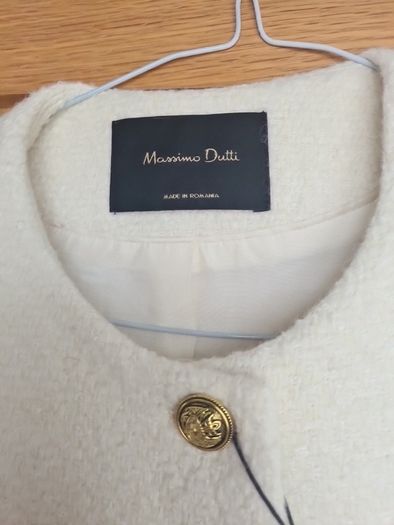 Massimo Dutti cream ladies short jacket  BNWT size XS