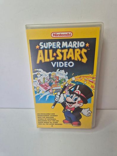 Super Mario All-Stars Promo VHS (1993)  Rare Nintendo UK/IRL PAL  Play Tested!