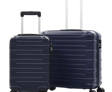Hardcase Trolley Set 2 pcs Navy ABS