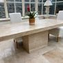 Travertine marble table Image 4