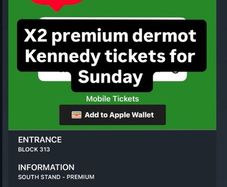 2 premium Dermot Kennedy tickets