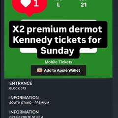 2 premium Dermot Kennedy tickets