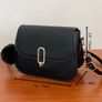 Black saddle crossbody bag Image 8