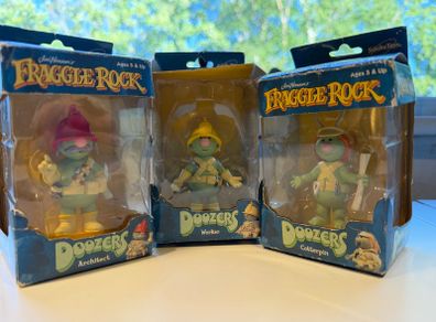 Fraggle Doozers Dolls X 3