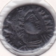 Choice Valens Roman Bronze EF Ae3 Coin (364 to 378AD) 18mm. Reverse is Victory advancing.