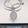 925 Vintage Sterling Silver Druzy Necklace Image 10