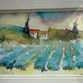Original Gerard Chambeltaz - Framed Watercolour Landscape Image 3