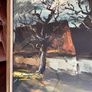 Vintage MCM Print The Thatched Cottage Maurice de Vlaminck circa 1925 Image 5