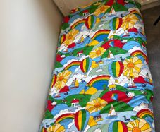 Mamas and Papas Atlas Convertible Cot Bed 3in1 Nimbus White with mattress