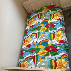 Mamas and Papas Atlas Convertible Cot Bed 3in1 Nimbus White with mattress